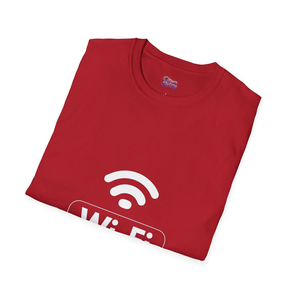 Funny Wi-Fi Love Language Unisex Softstyle T-Shirt | Perfect for Tech Lovers