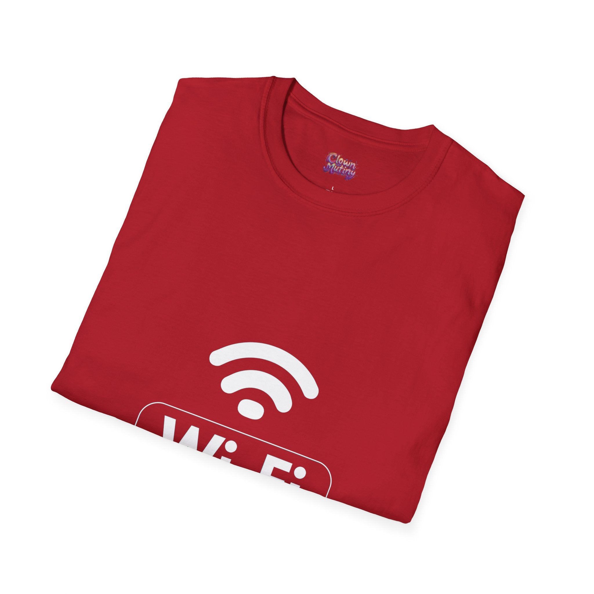 Funny Wi-Fi Love Language Unisex Softstyle T-Shirt | Perfect for Tech Lovers
