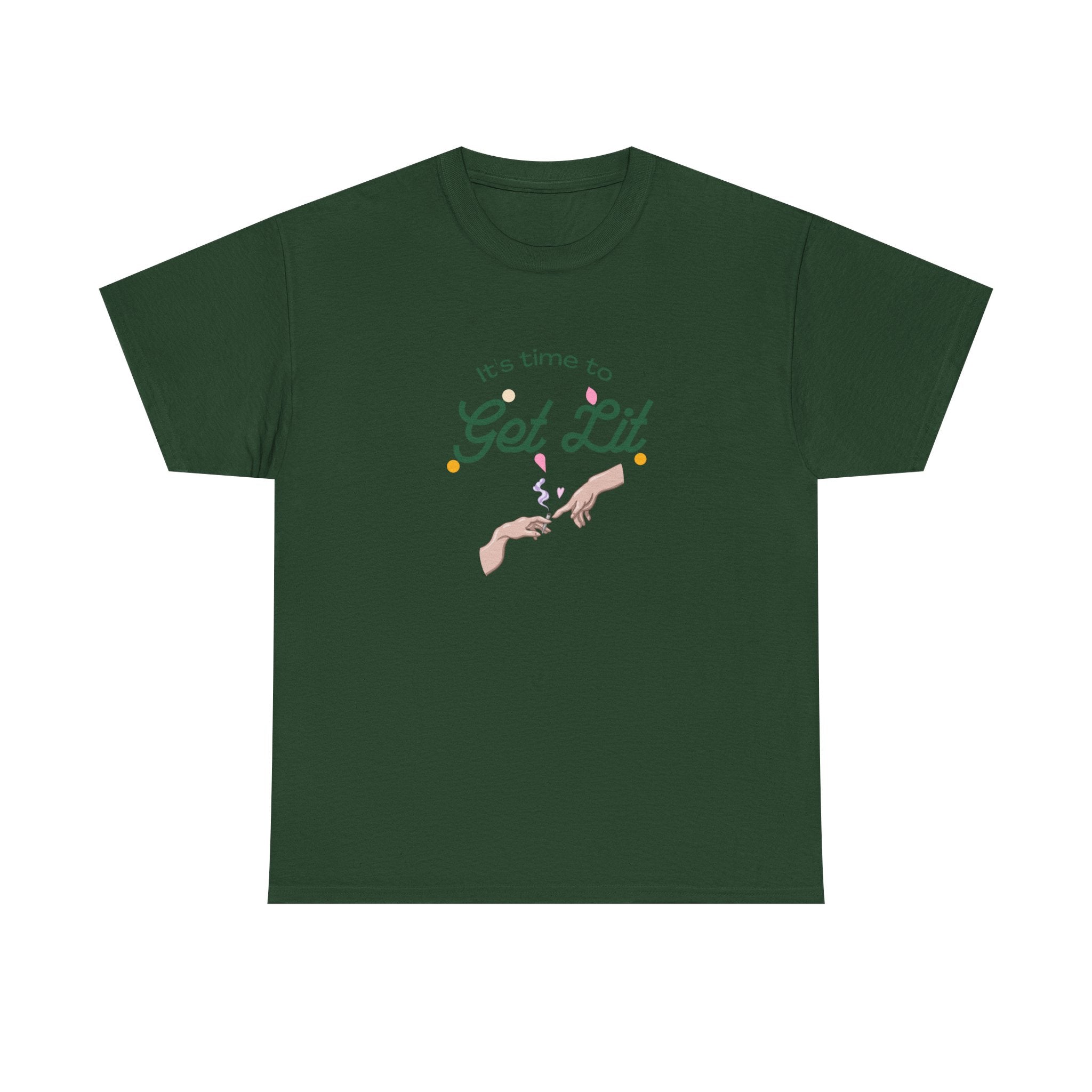 Get Lit Holiday Unisex Heavy Cotton Tee
