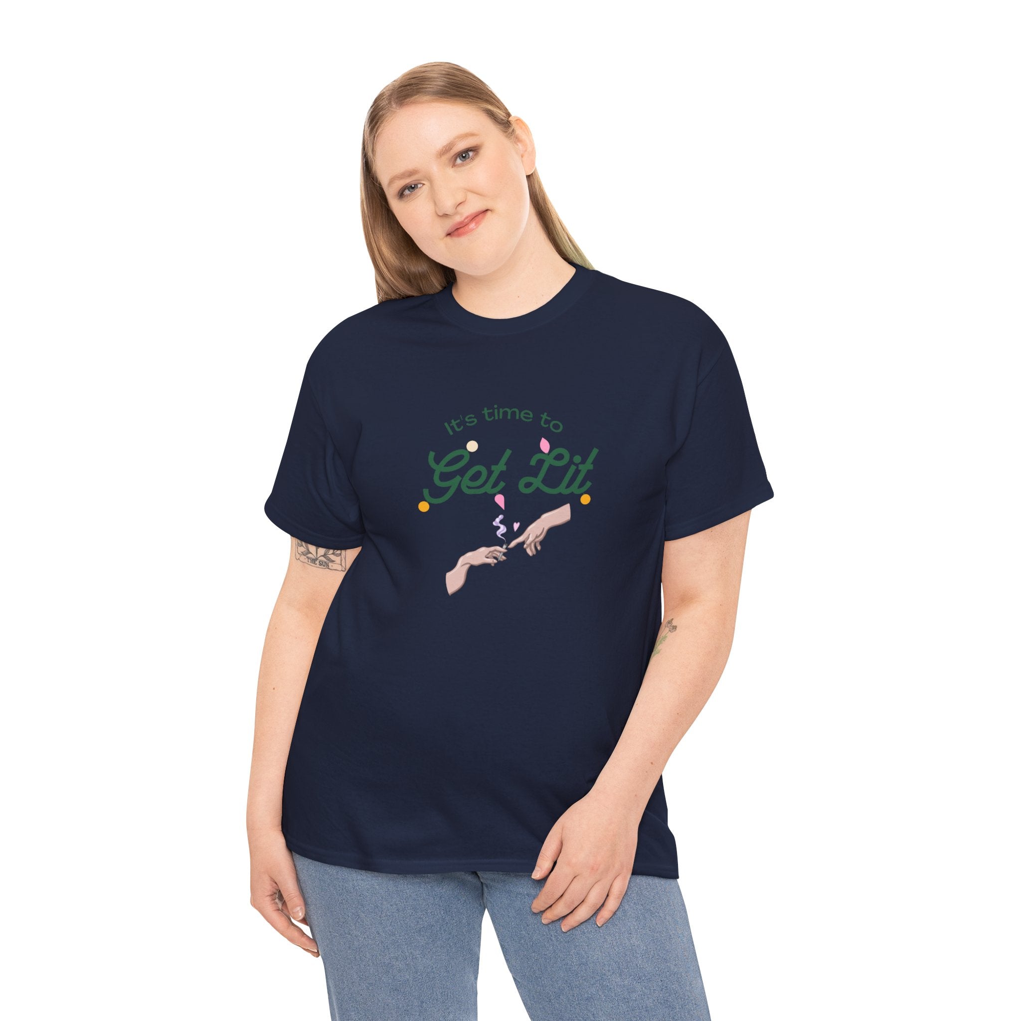 Get Lit Holiday Unisex Heavy Cotton Tee