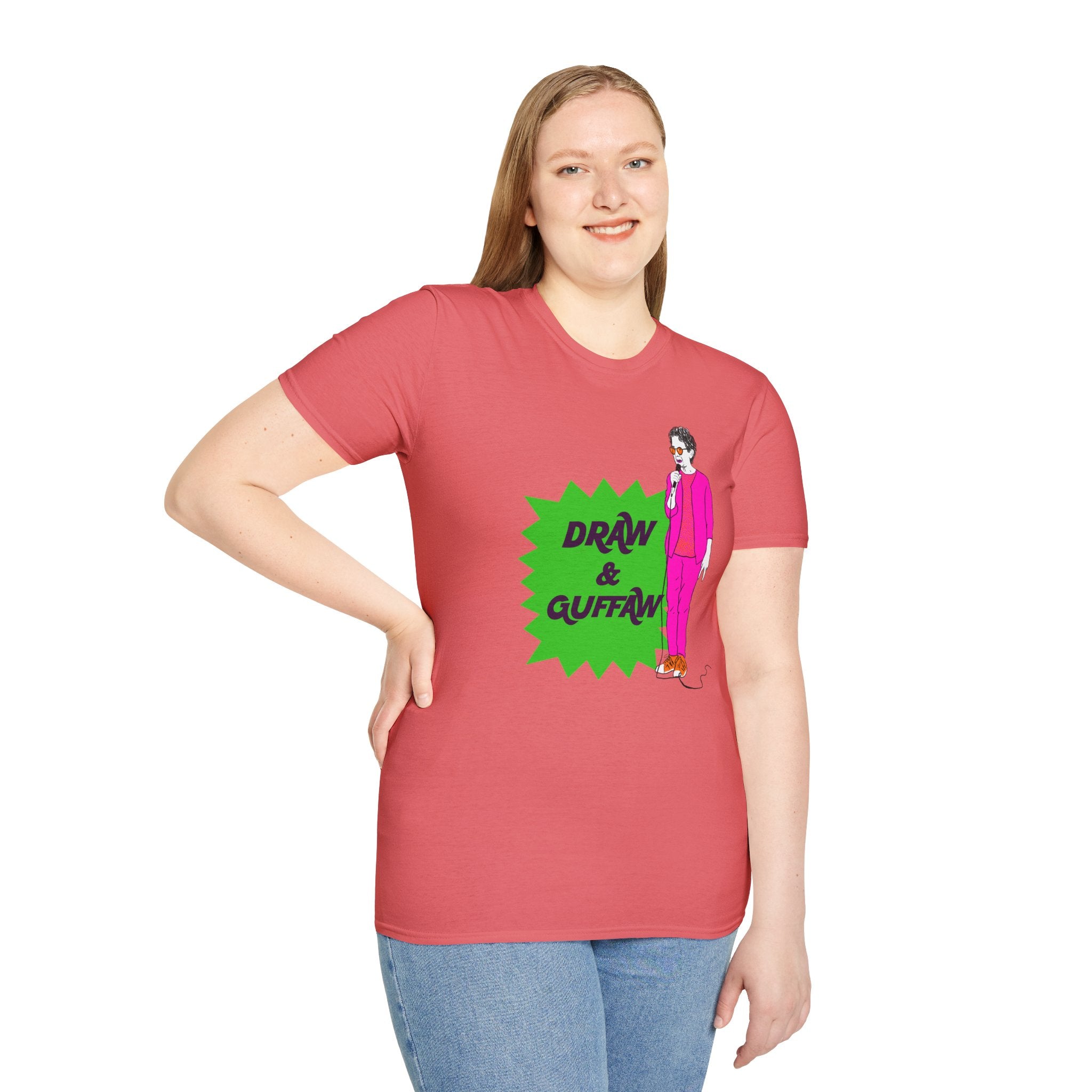 Draw and Guffaw Unisex Softstyle T-Shirt