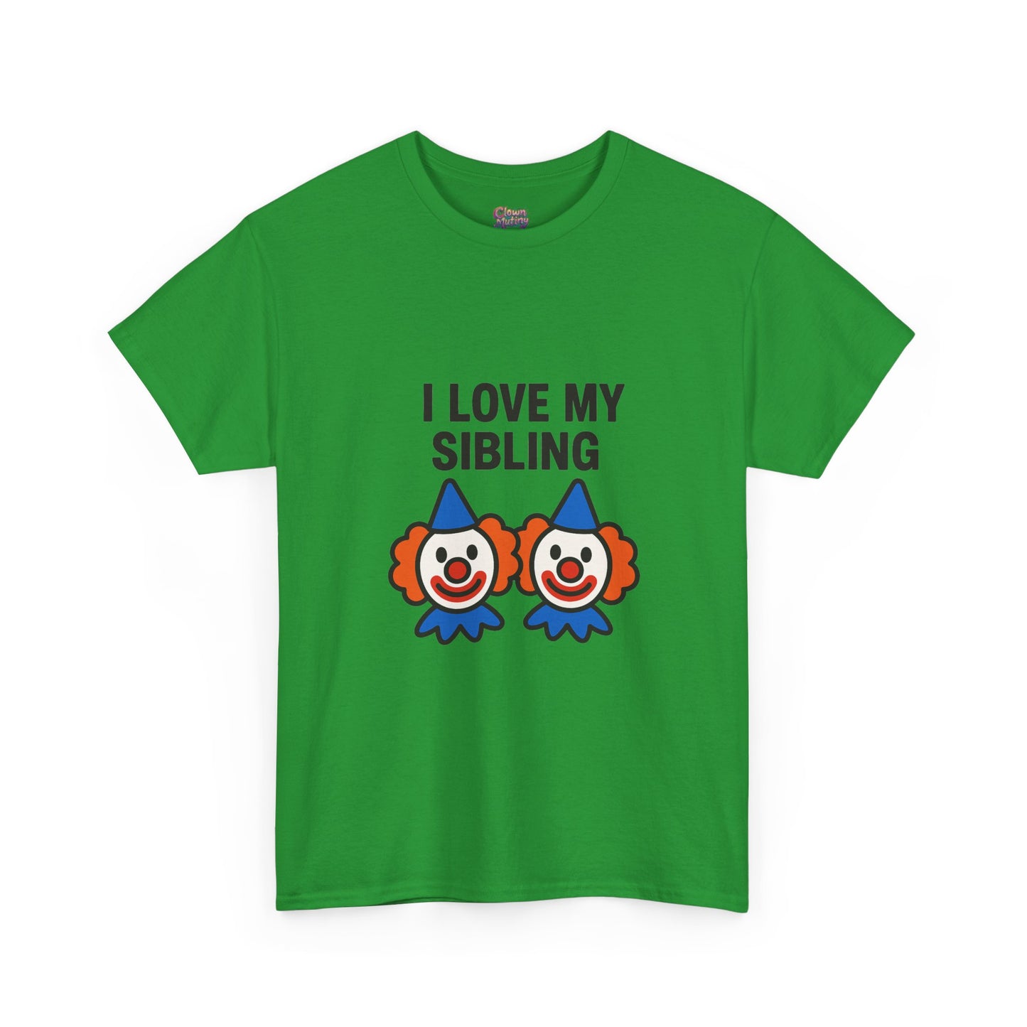 Funny Clown Sibling Love Unisex Cotton Tee