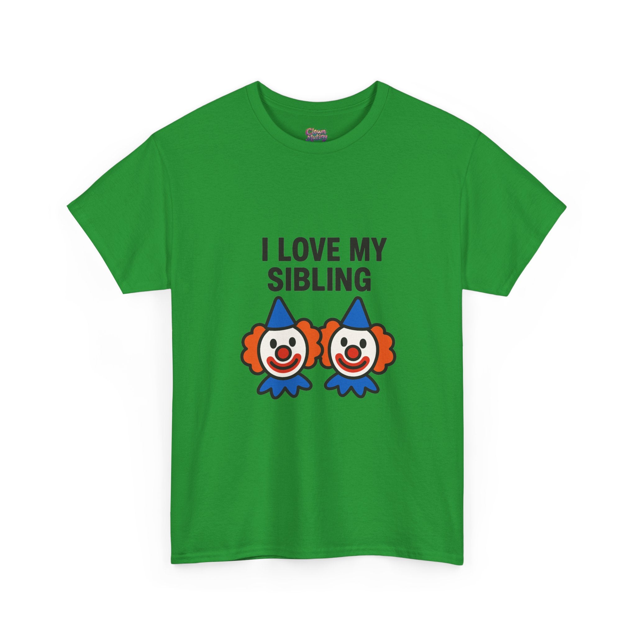 Funny Clown Sibling Love Unisex Cotton Tee