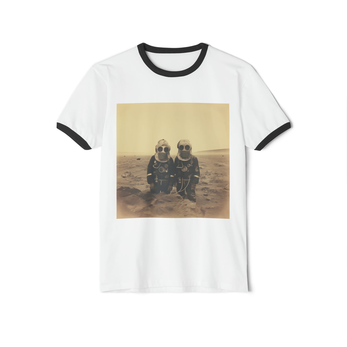 Mars Martians Unisex Cotton Ringer T-Shirt