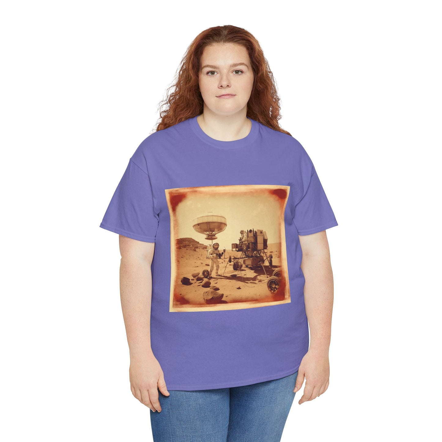 Martian Polaroid Unisex Heavy Cotton Tee