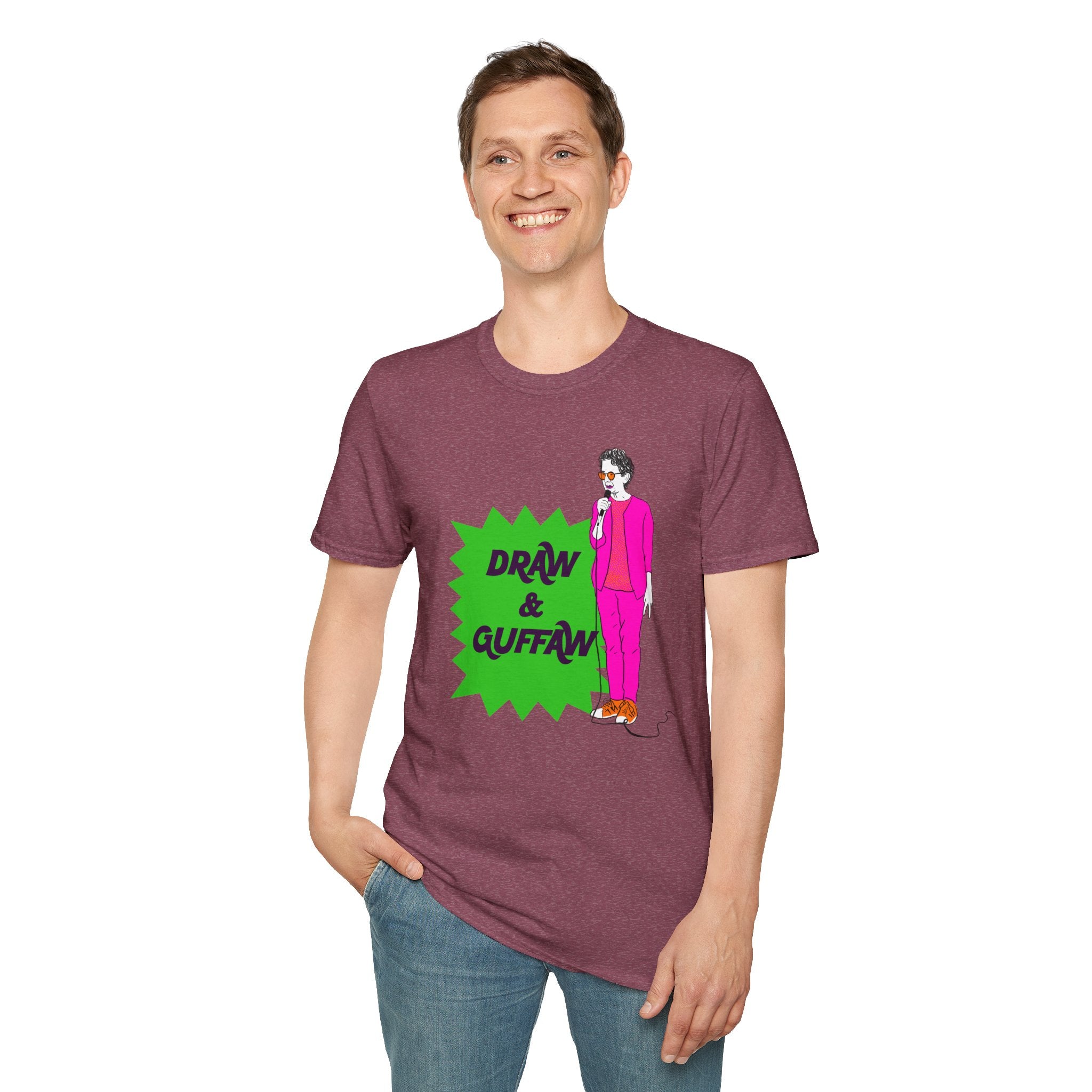 Draw and Guffaw Unisex Softstyle T-Shirt
