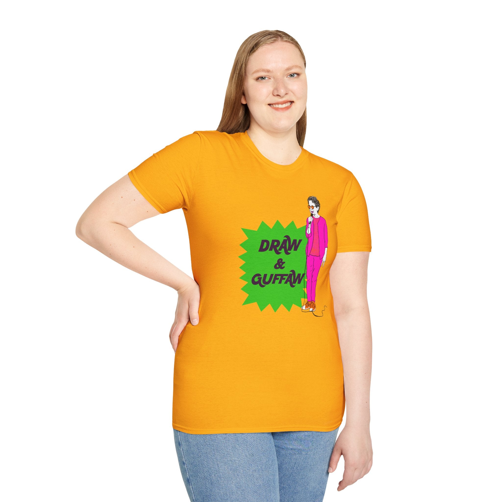 Draw and Guffaw Unisex Softstyle T-Shirt