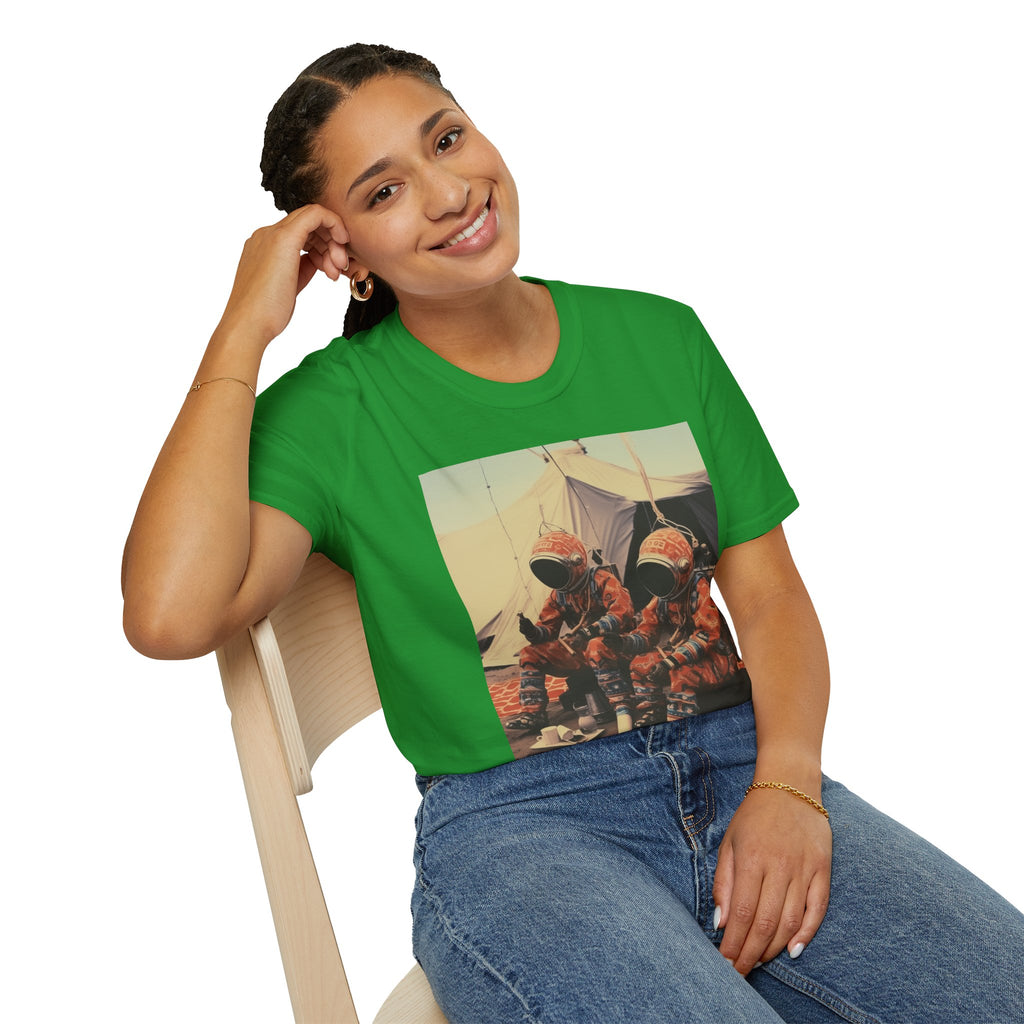 Martian African Print Unisex Softstyle T-Shirt