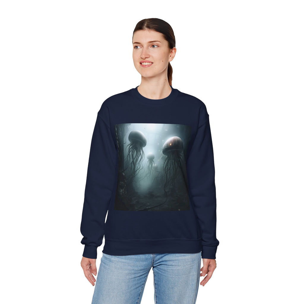 Alien Jellyfish Unisex Heavy Blend Crewneck Sweatshirt