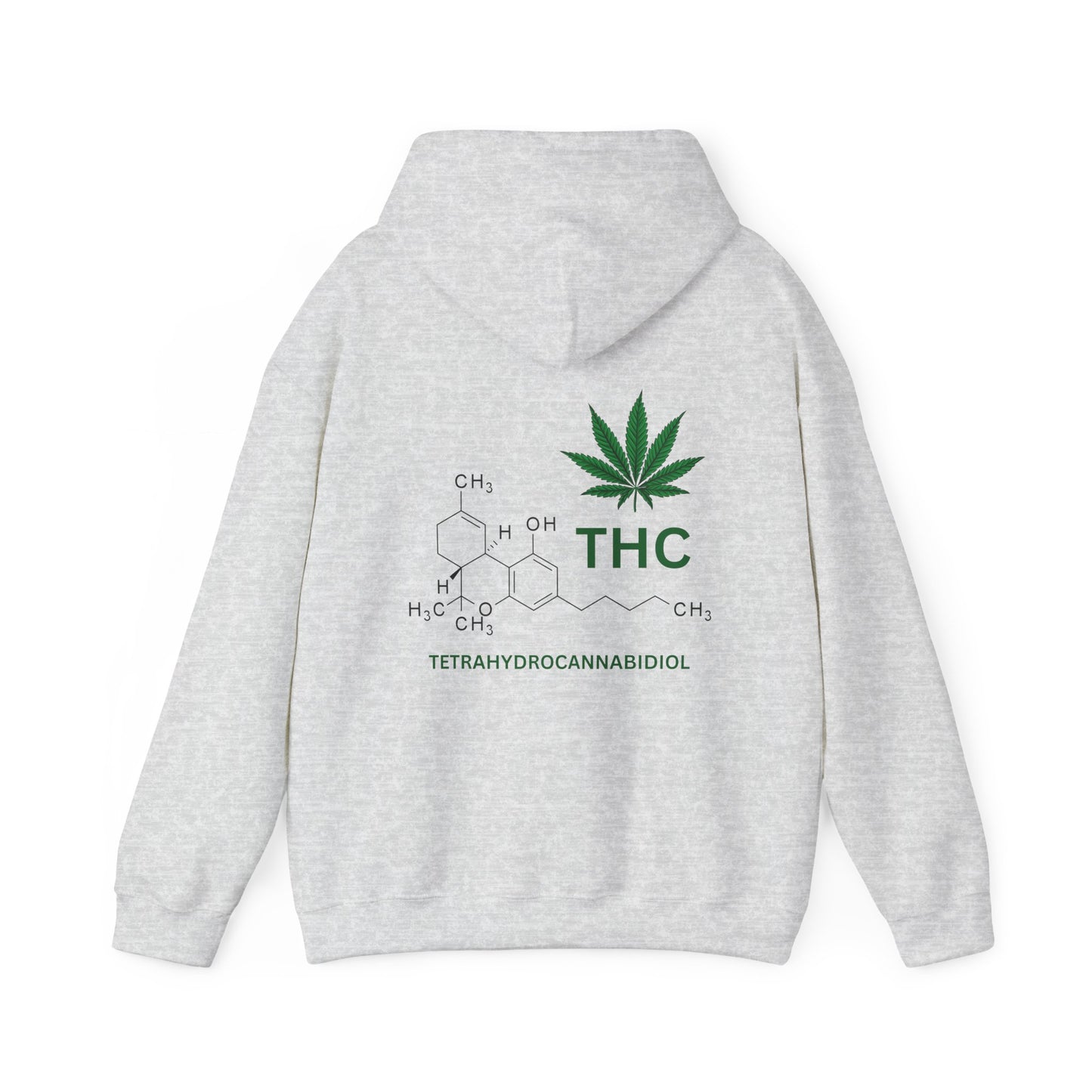 THC Molecule Unisex Heavy Blend Hooded Sweatshirt