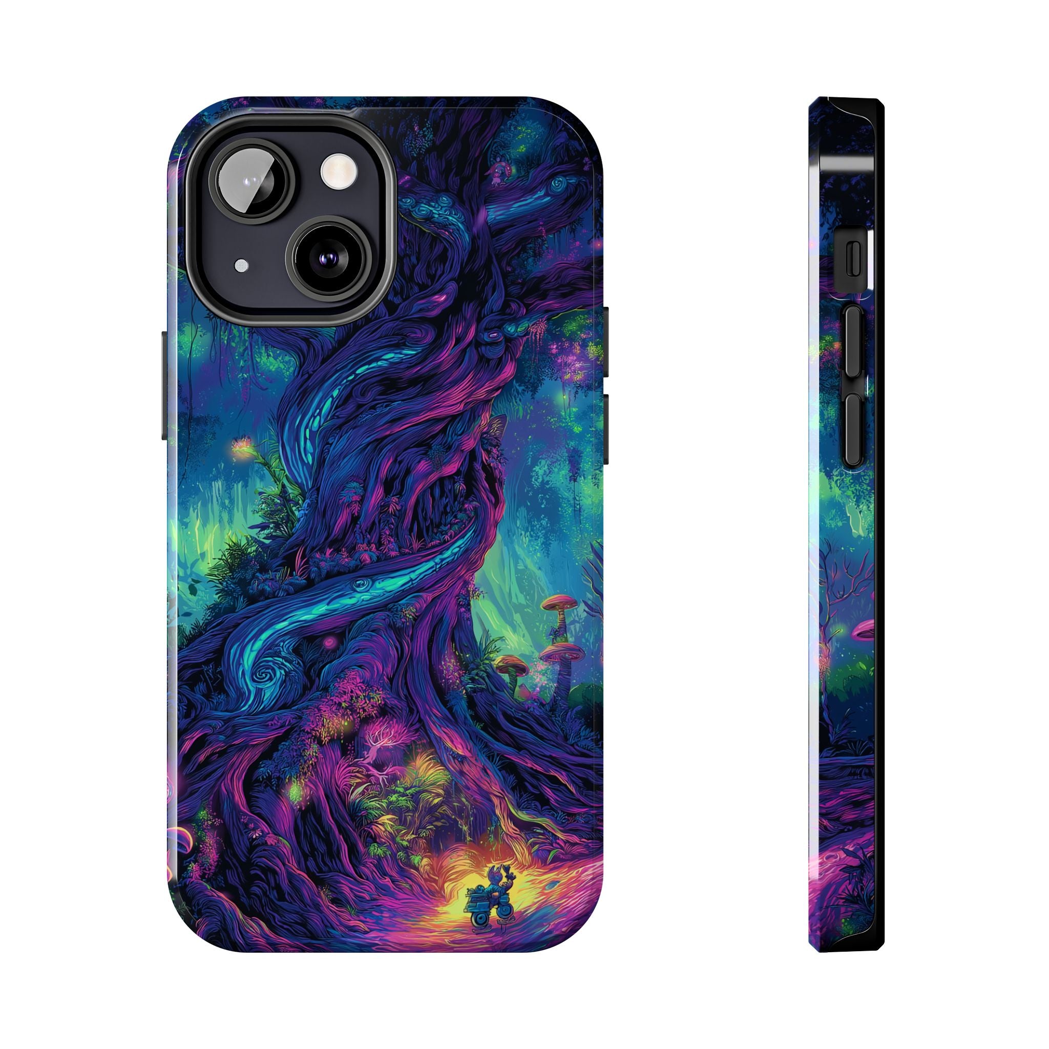 Psychedelic Tree Tough Phone Cases