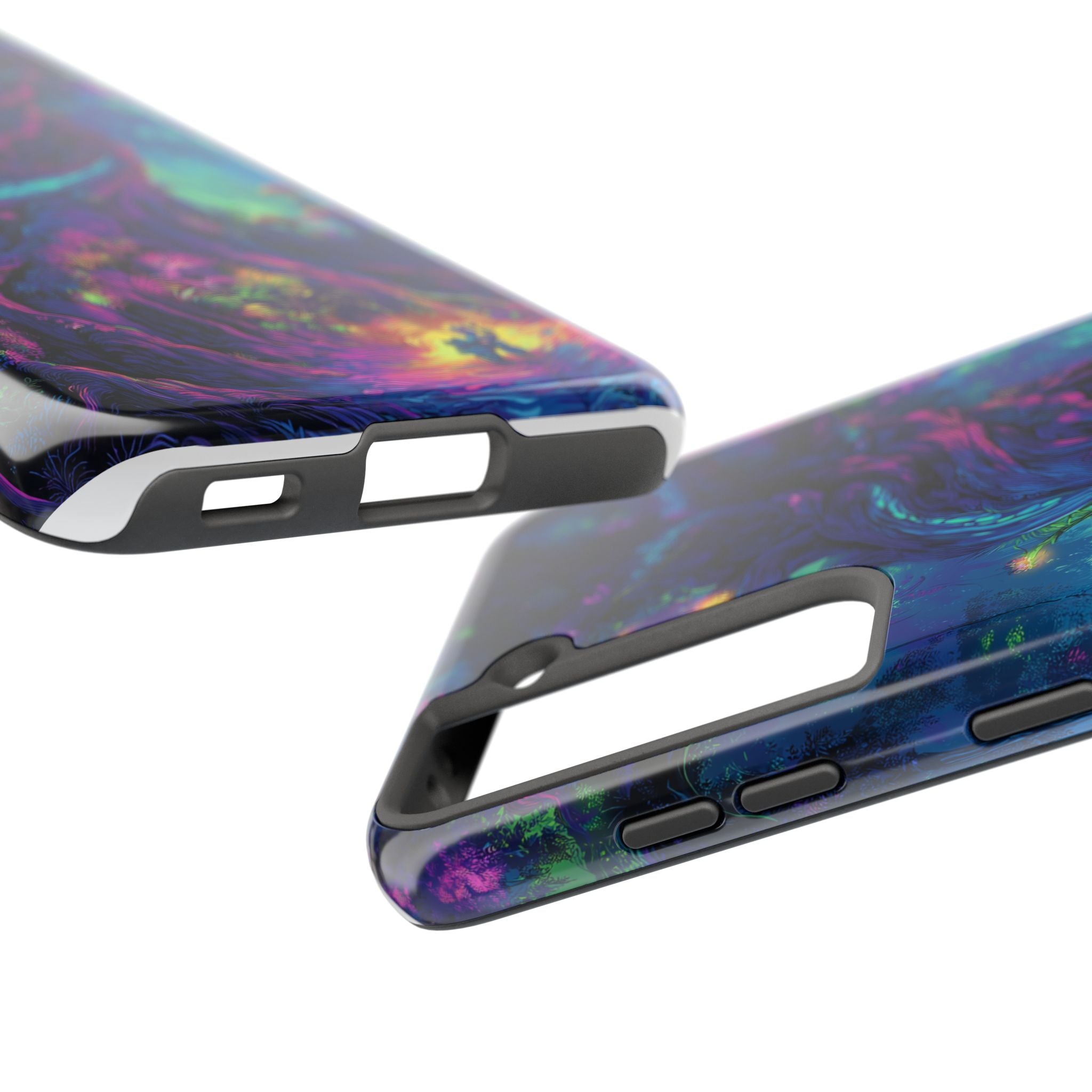 Psychedelic Tree Tough Phone Cases