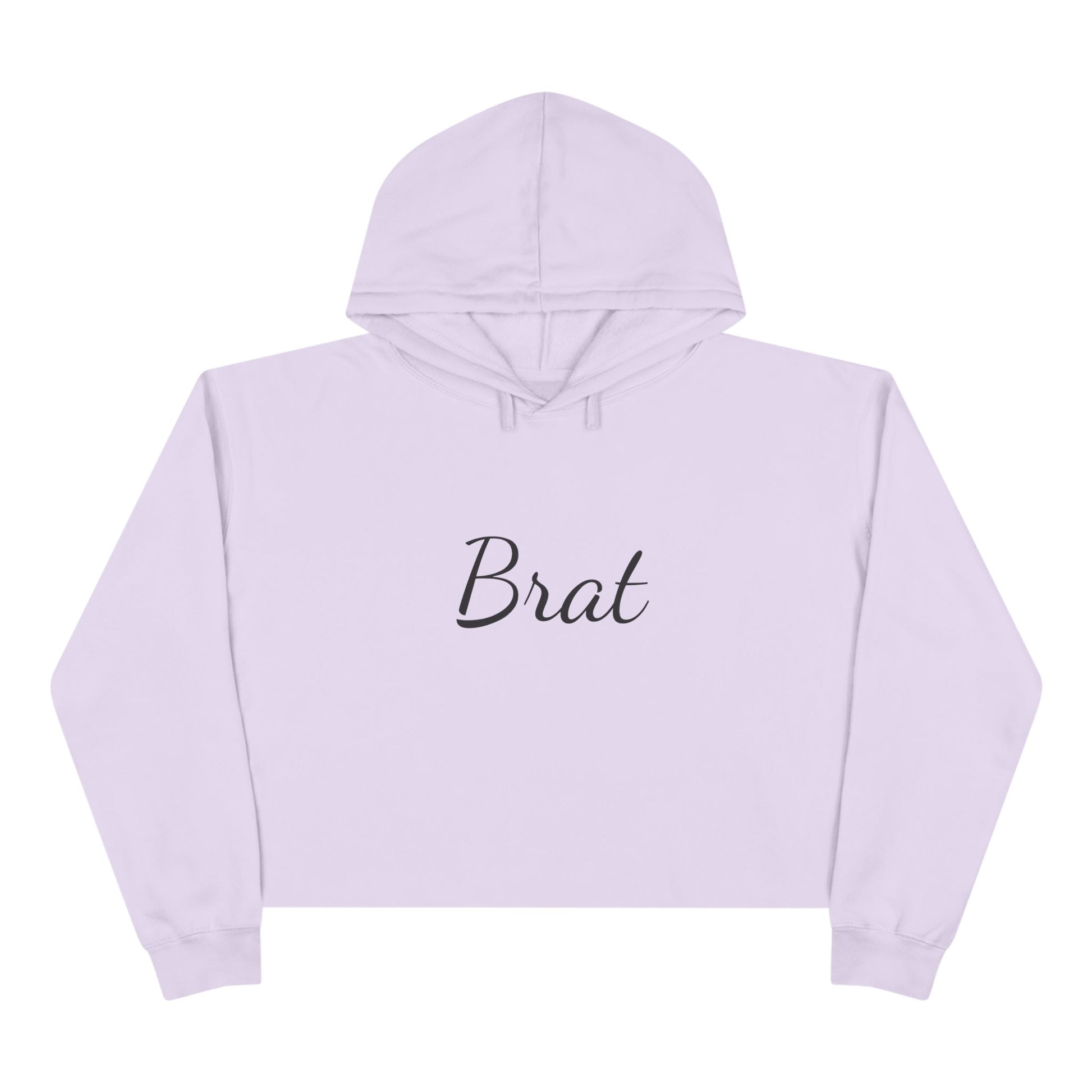 Brat XCX Crop Hoodie - Brat Design for Fashion-Forward Individuals
