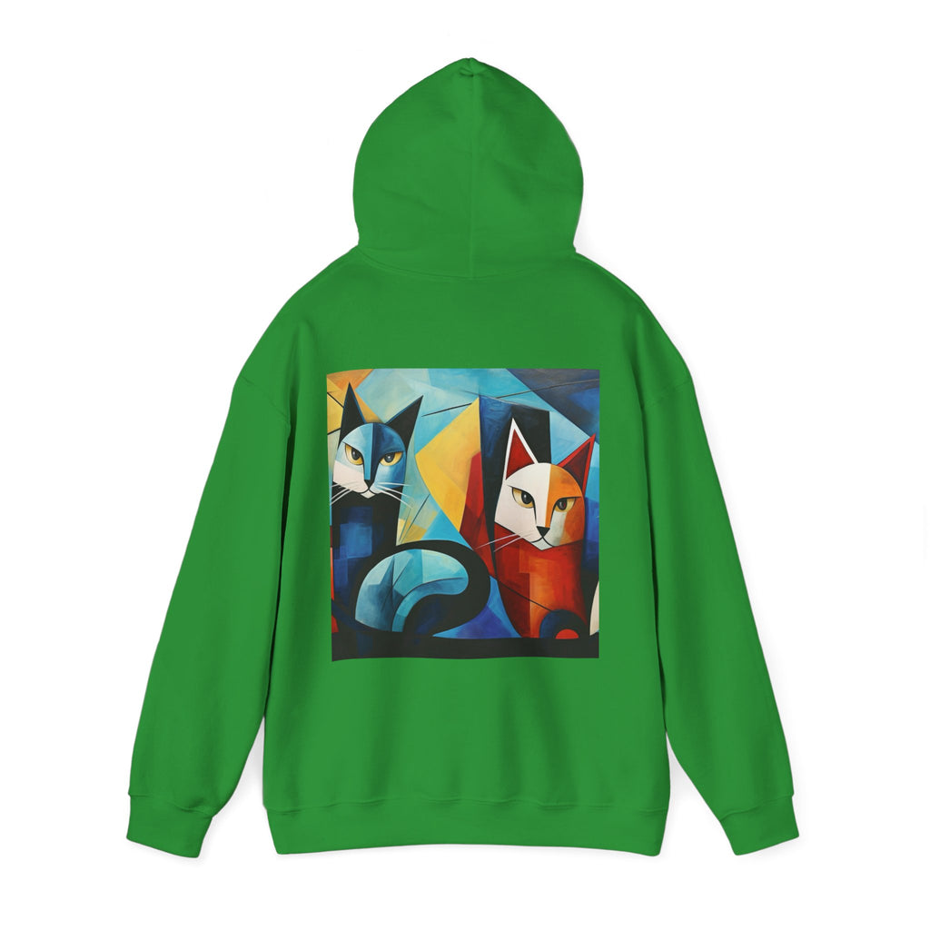 MeowMeow Back Unisex Heavy Blend Hooded Sweatshirt