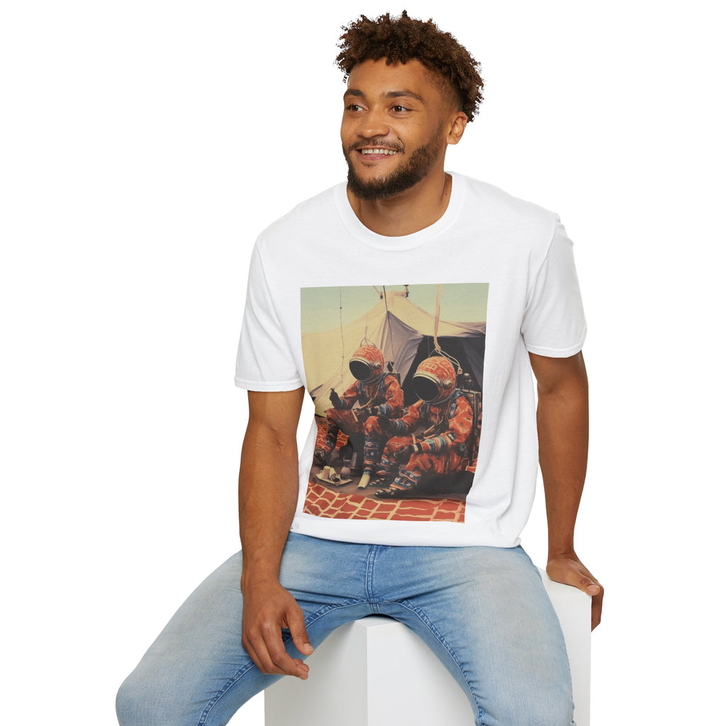 Martian African Print Unisex Softstyle T-Shirt