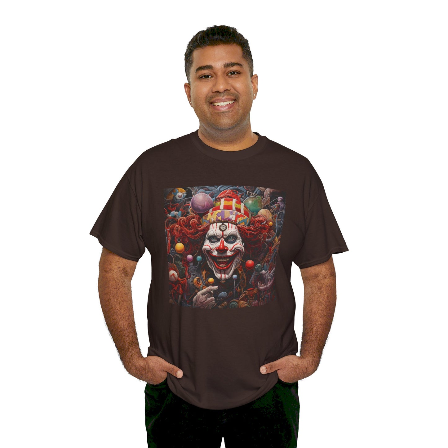 Clown Mutiny Face Unisex Heavy Cotton Tee