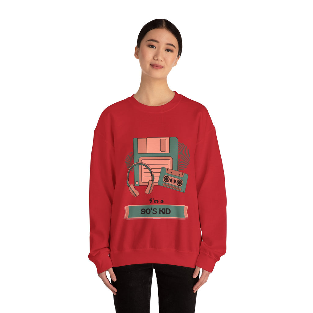 90s Kid Unisex Heavy Blend Crewneck Sweatshirt