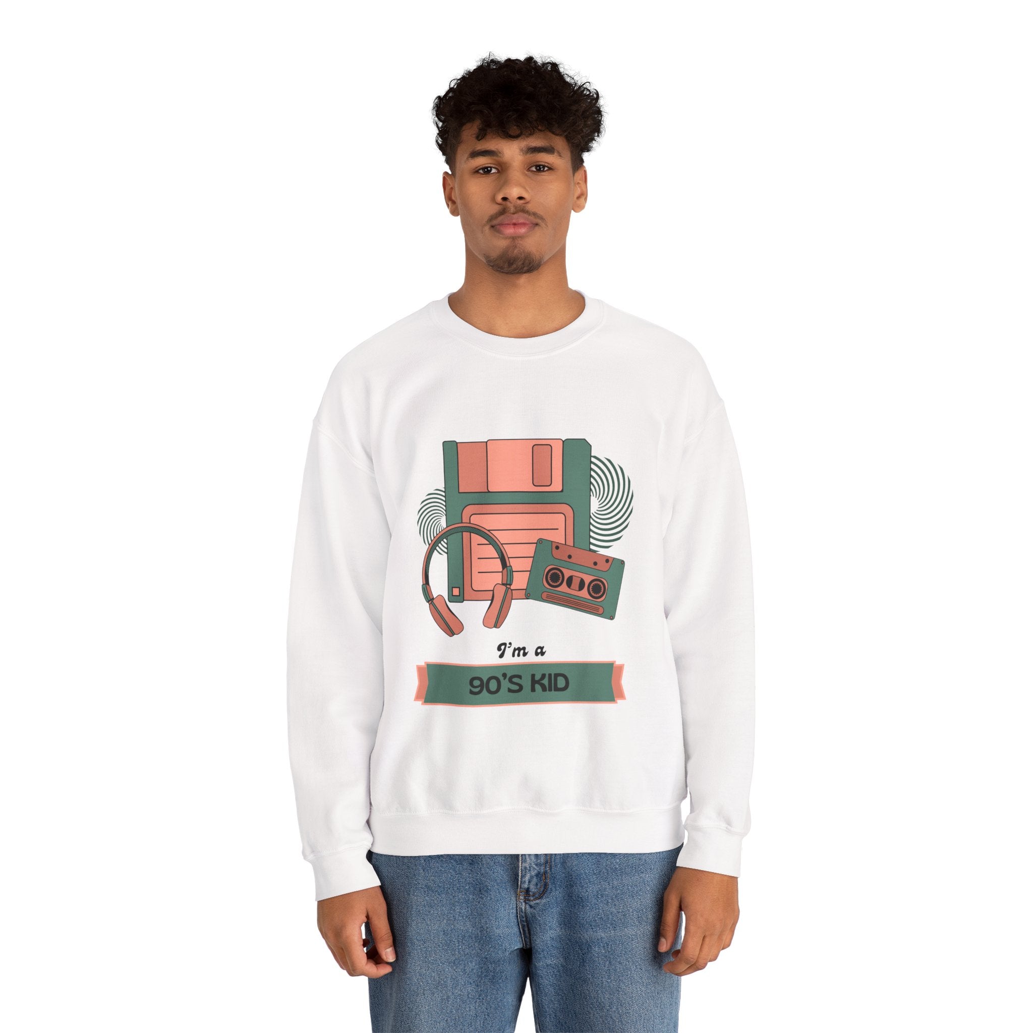 90s Kid Unisex Heavy Blend Crewneck Sweatshirt