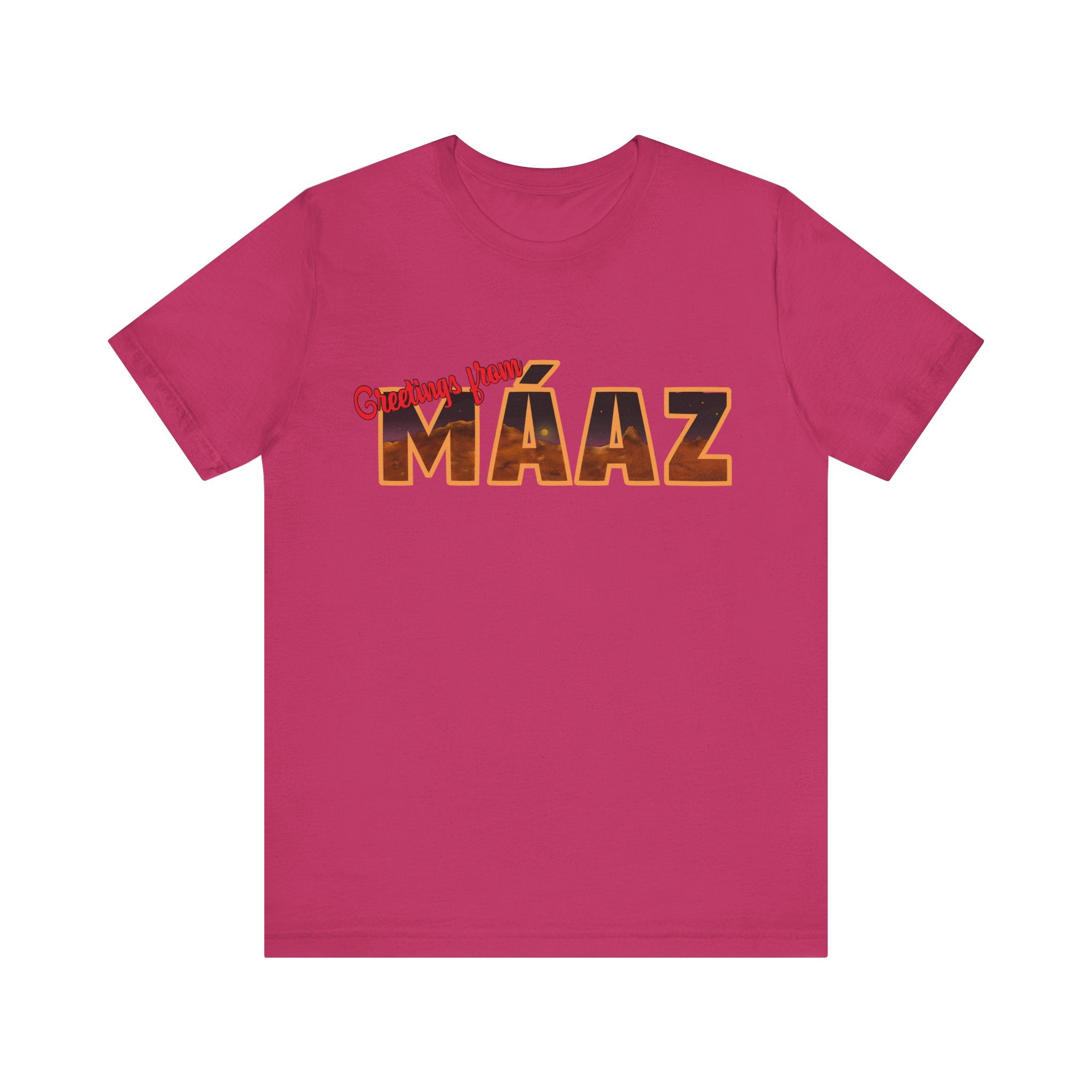 Greetings from Máaz Unisex Jersey Short Sleeve Tee