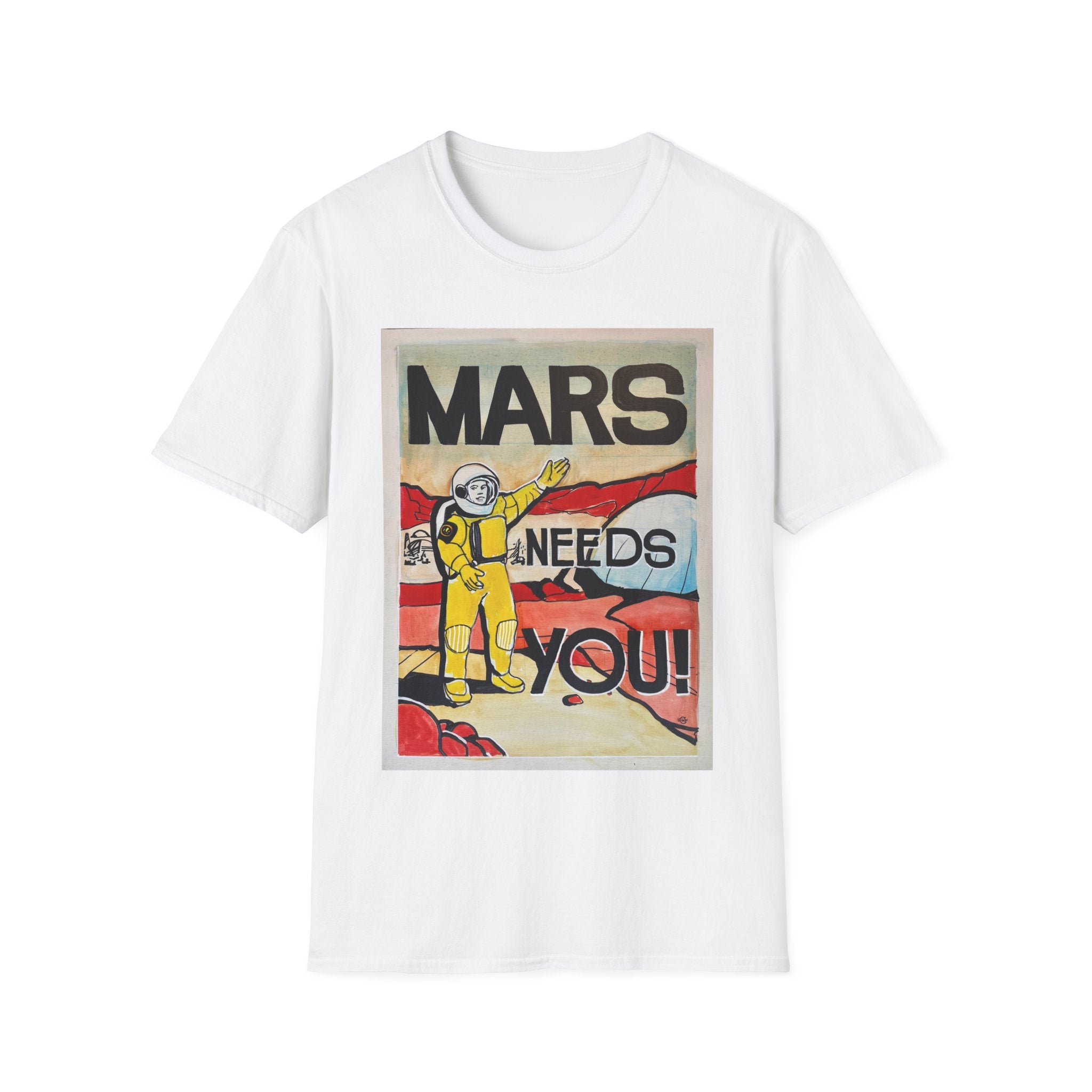 Mars Needs You Unisex Softstyle T-Shirt
