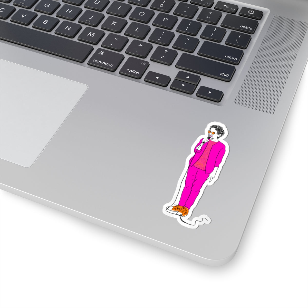 Draw and Guffaw Loren K Little Old Lesbian Kiss-Cut Stickers