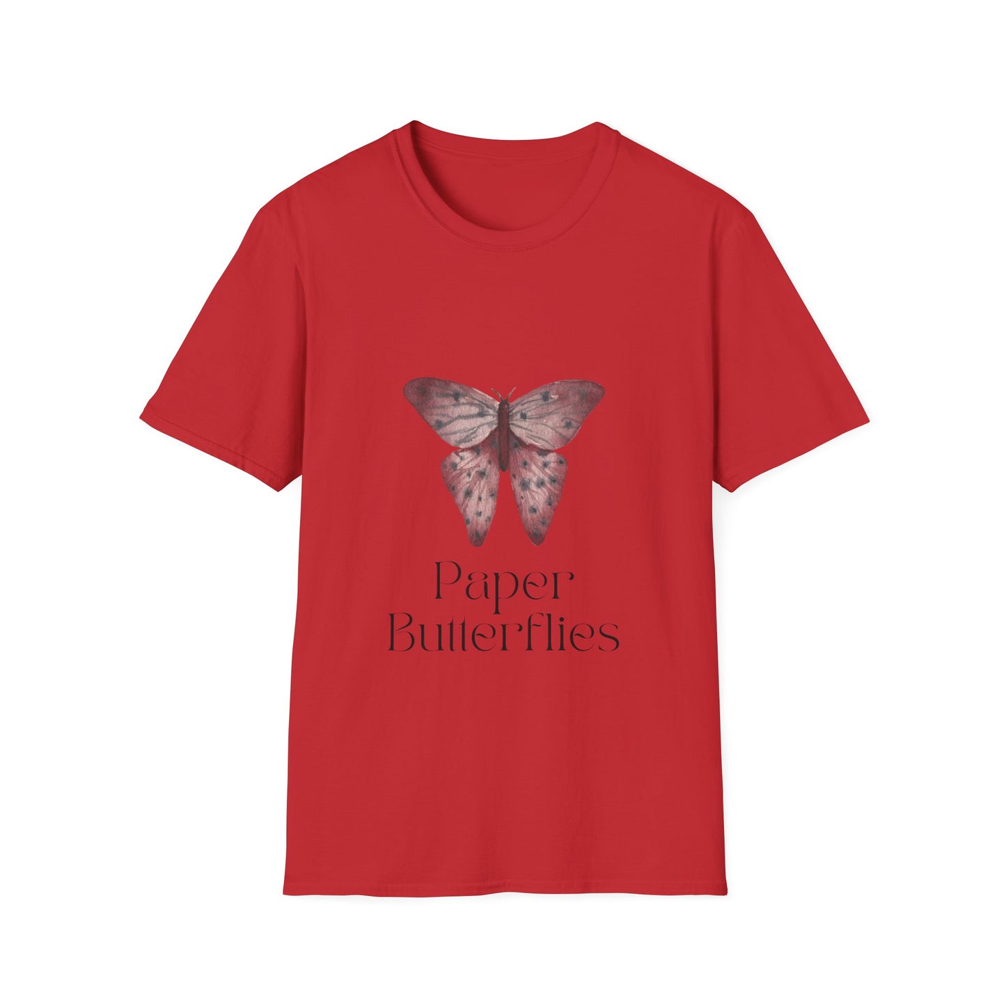 Paper Butterflies Unisex Softstyle T-Shirt