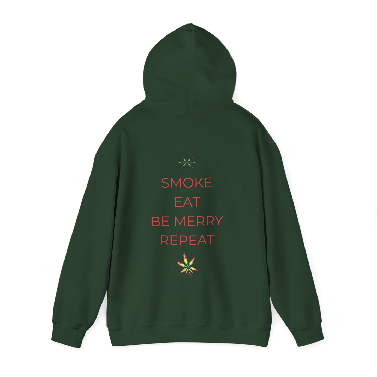 Eat Repeat Holiday Unisex Heavy Blend Hooded Sweatshirt