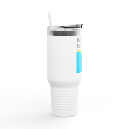 MoonPieTown Insulated Travel Mug - 40oz, Perfect for Coffee Lovers & Adventurers!