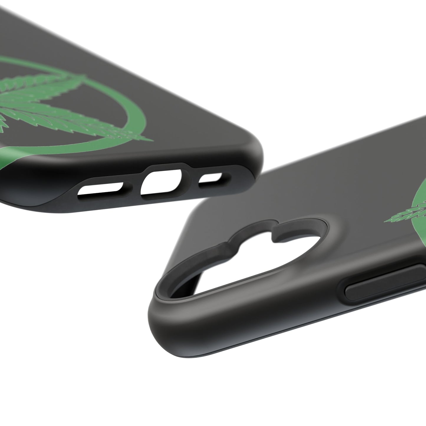 Green Army Half Star Leaf MagSafe Tough Cases