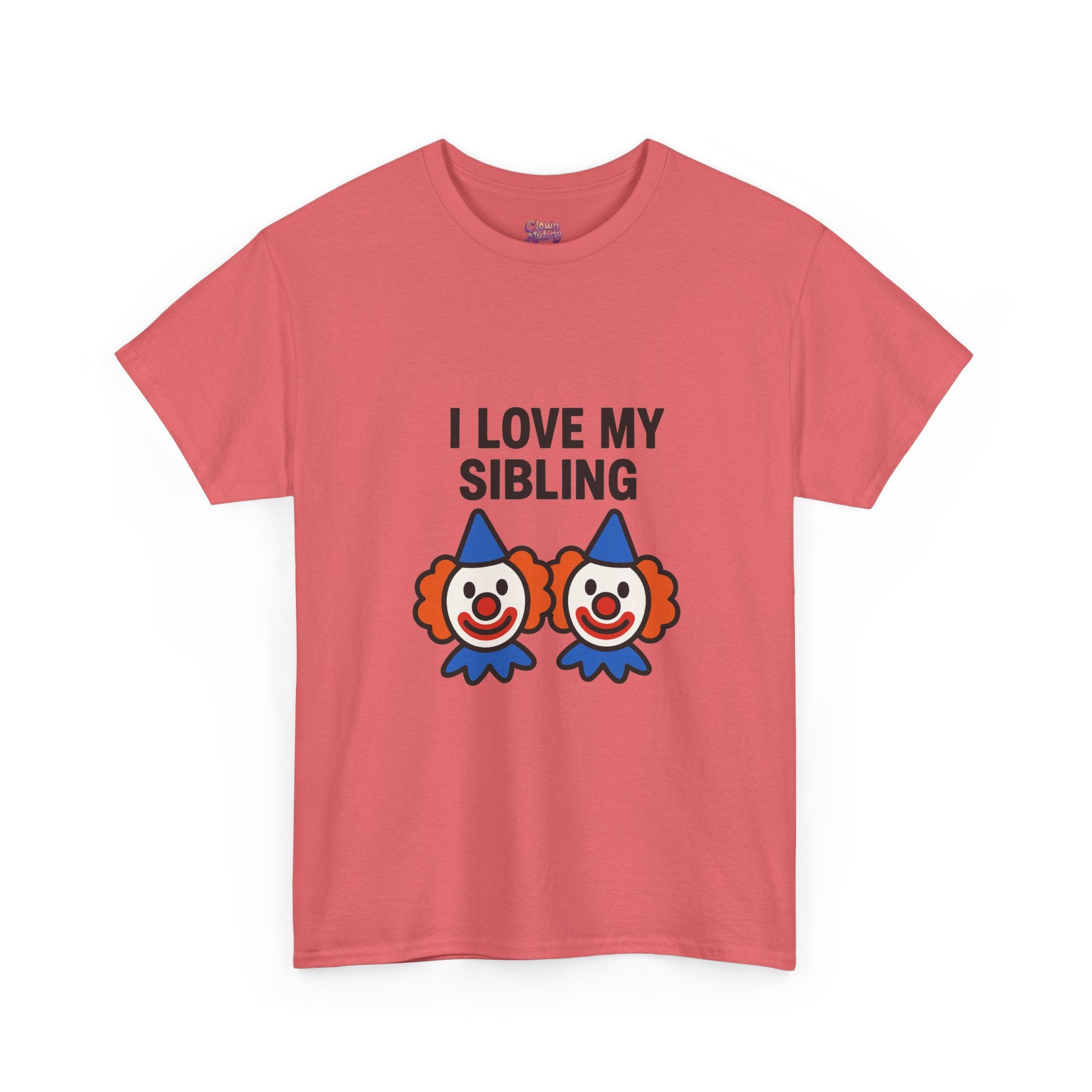 Funny Clown Sibling Love Unisex Cotton Tee