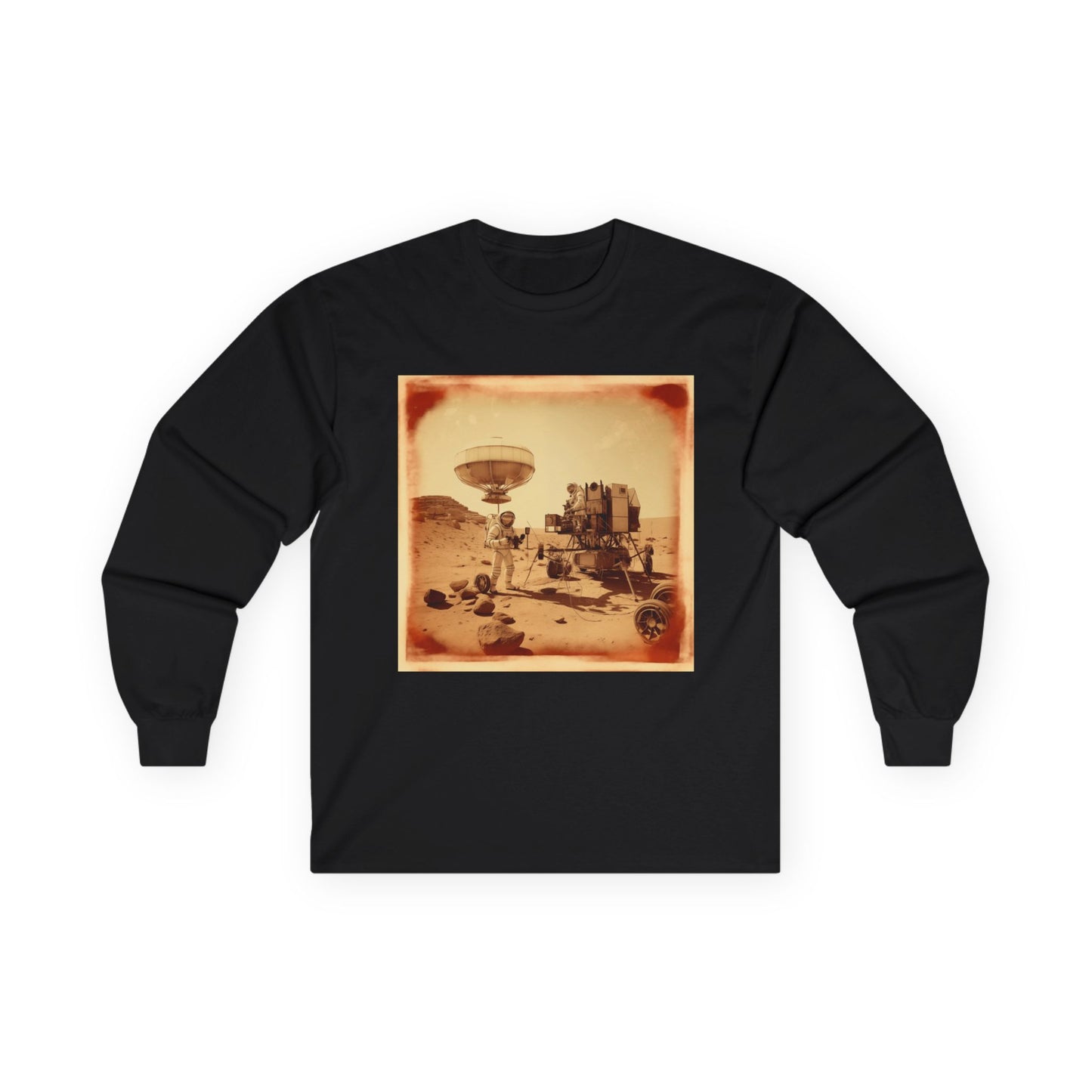 Martian Polaroid Unisex Ultra Cotton Long Sleeve Tee