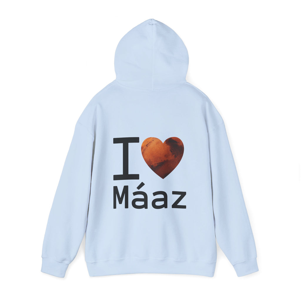 I Love Mars Unisex Heavy Blend Hooded Sweatshirt