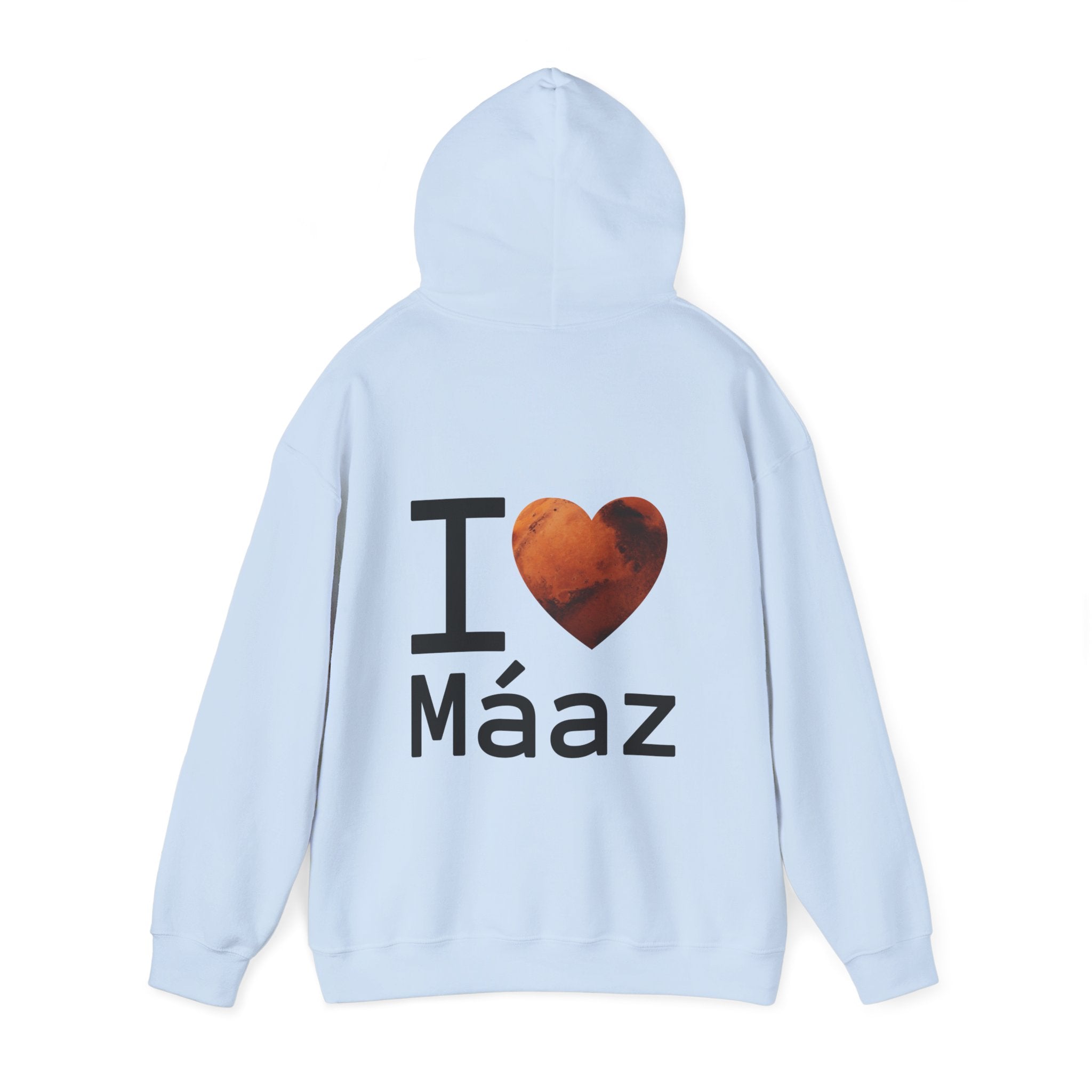 I Love Mars Unisex Heavy Blend Hooded Sweatshirt