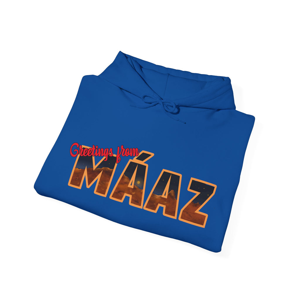 Greetings from Máaz Unisex Heavy Blend Hooded Sweatshirt