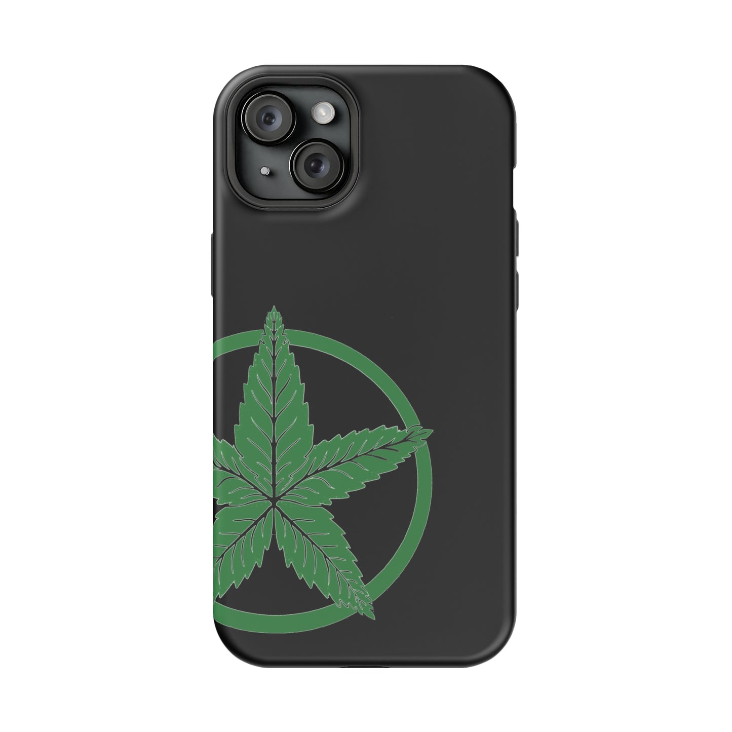 Green Army Half Star Leaf MagSafe Tough Cases