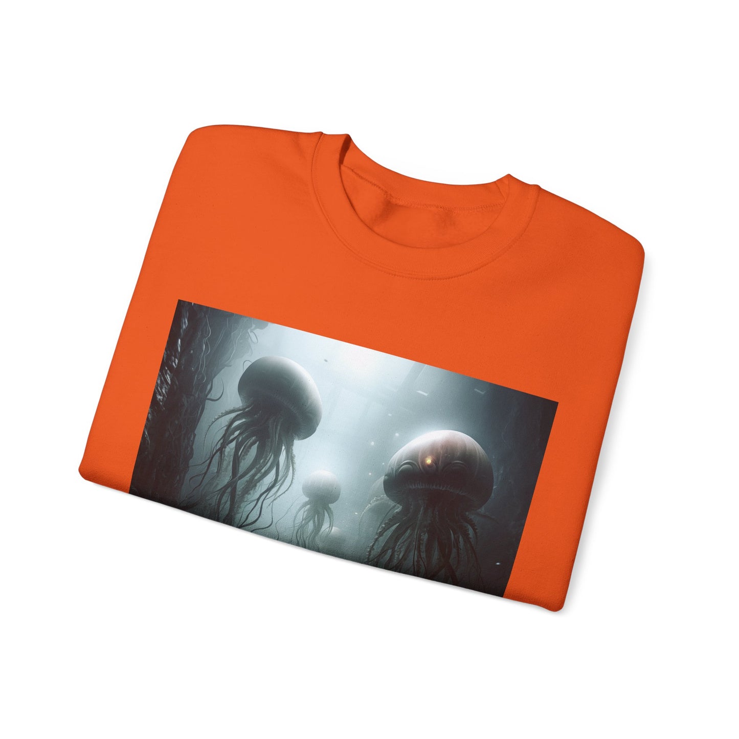 Alien Jellyfish Unisex Heavy Blend Crewneck Sweatshirt