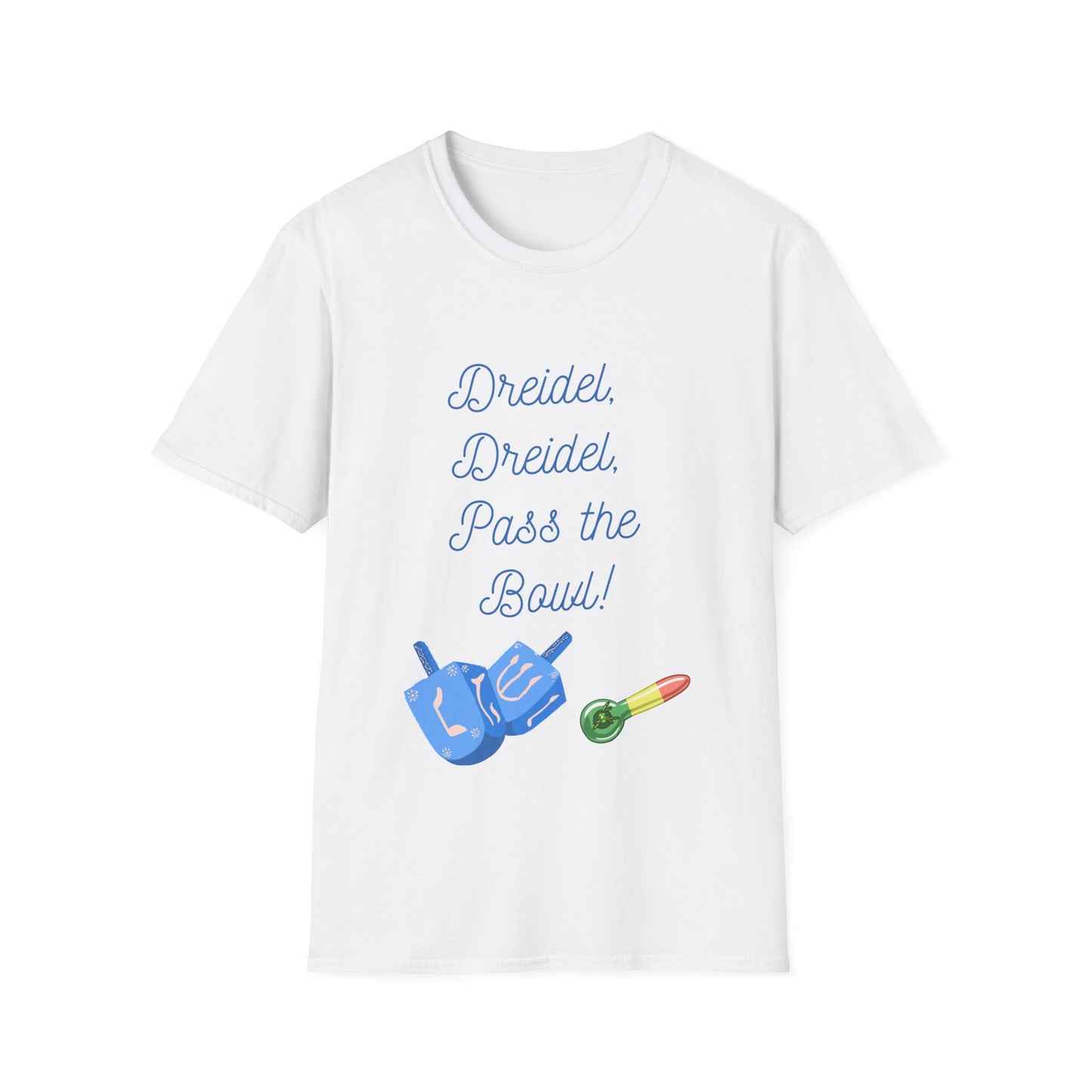 Dreidel Bowl Unisex Softstyle T-Shirt