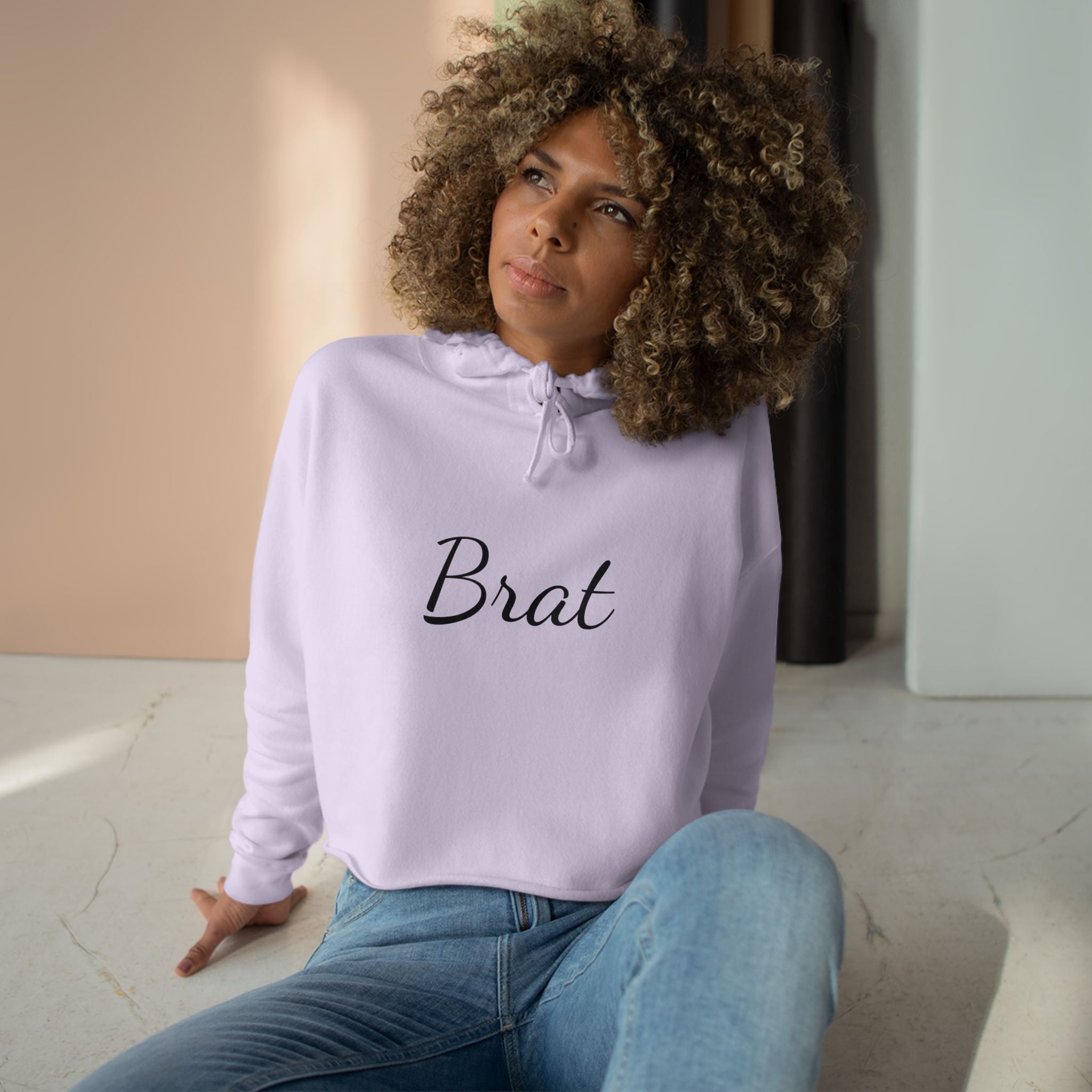 Brat XCX Crop Hoodie - Brat Design for Fashion-Forward Individuals