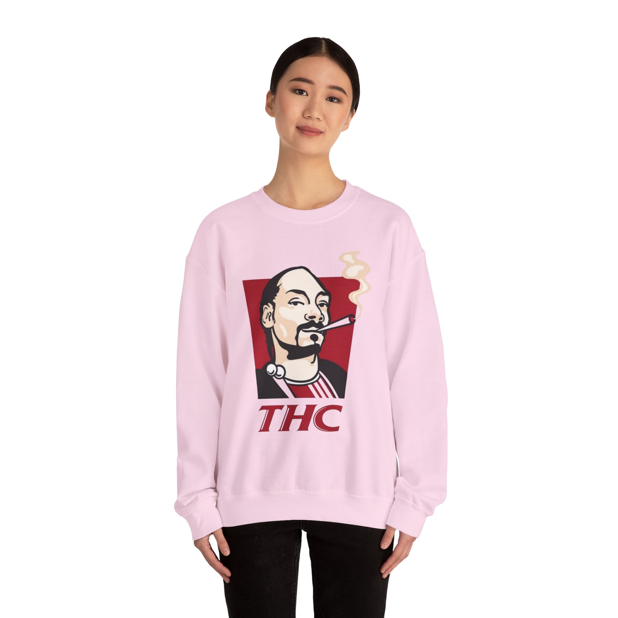Bucket Love Graphic Crewneck Sweatshirt - Cozy Vintage Style for Chill Vibes