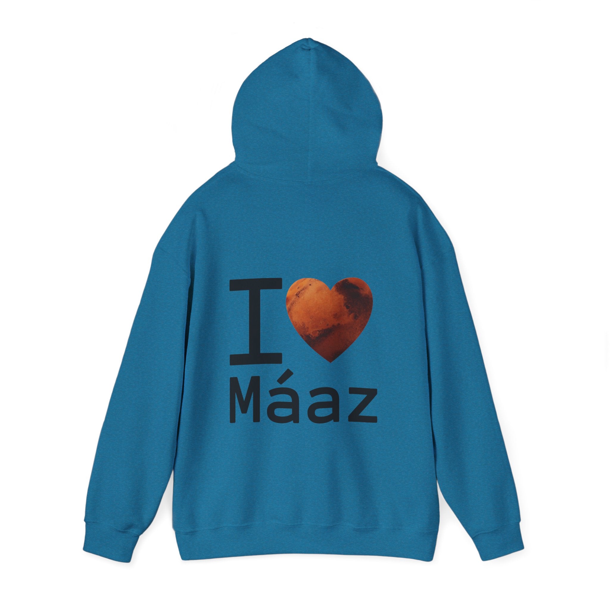 I Love Mars Unisex Heavy Blend Hooded Sweatshirt