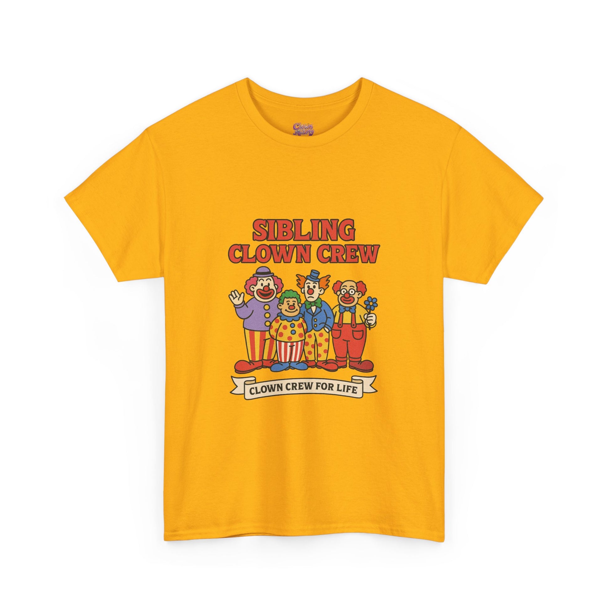 Clown Siblings Unisex Heavy Cotton Tee