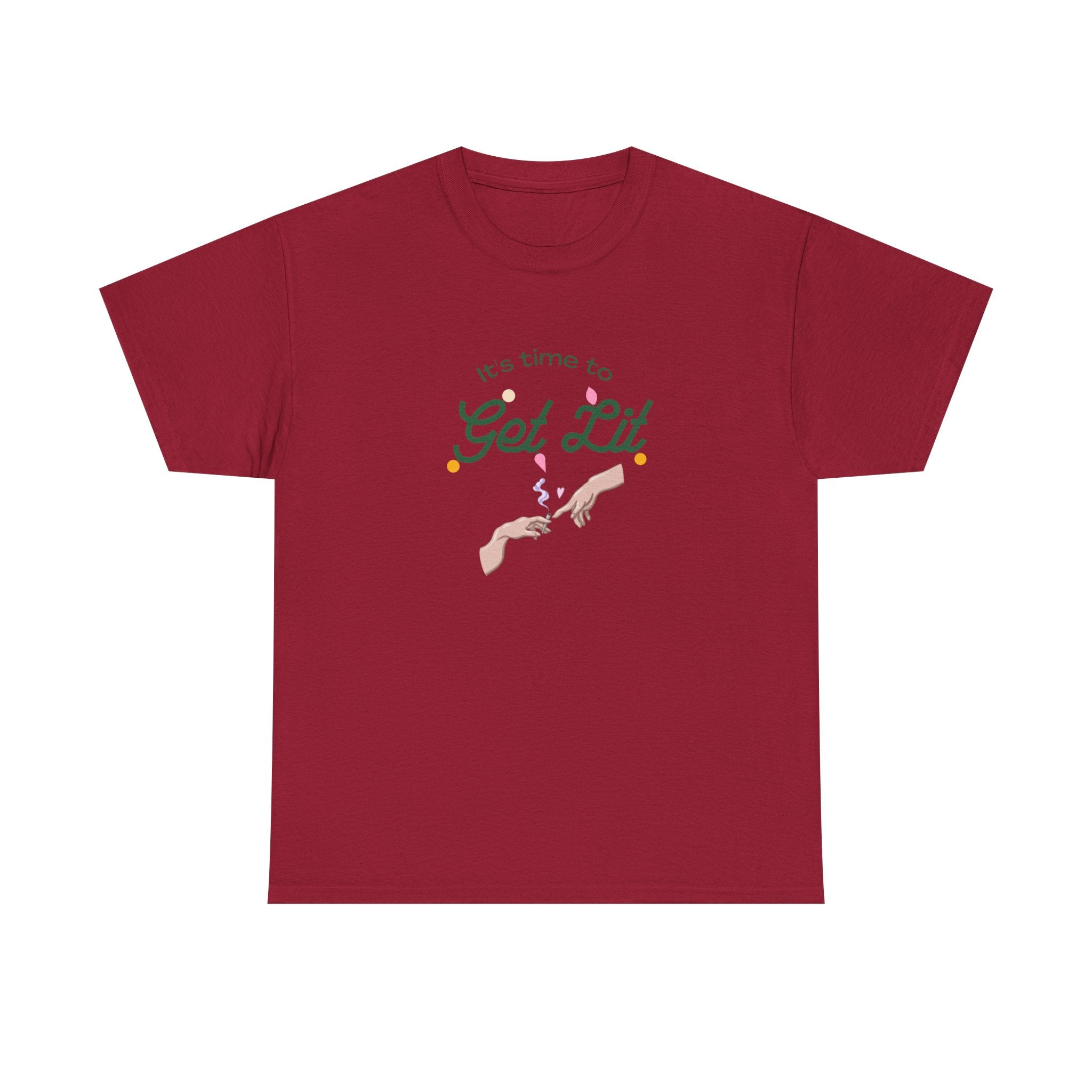 Get Lit Holiday Unisex Heavy Cotton Tee