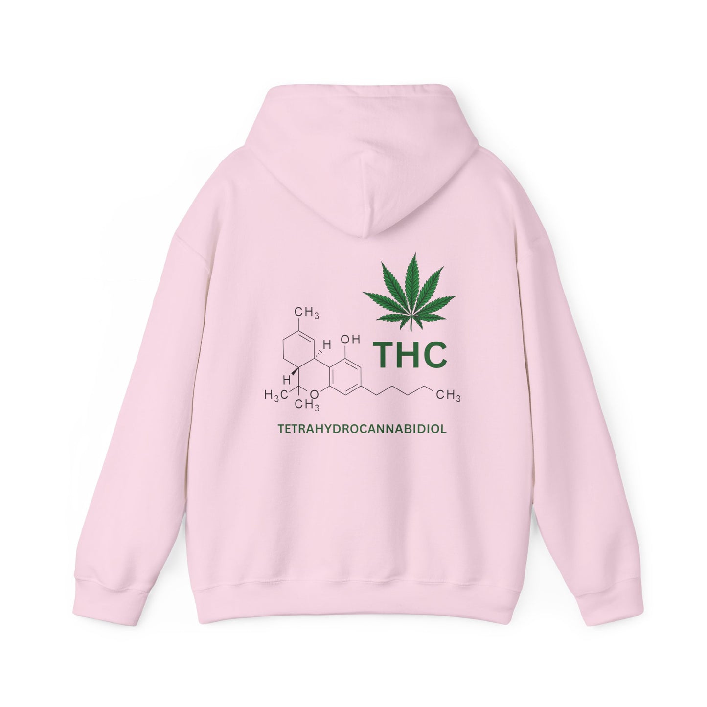 THC Molecule Unisex Heavy Blend Hooded Sweatshirt