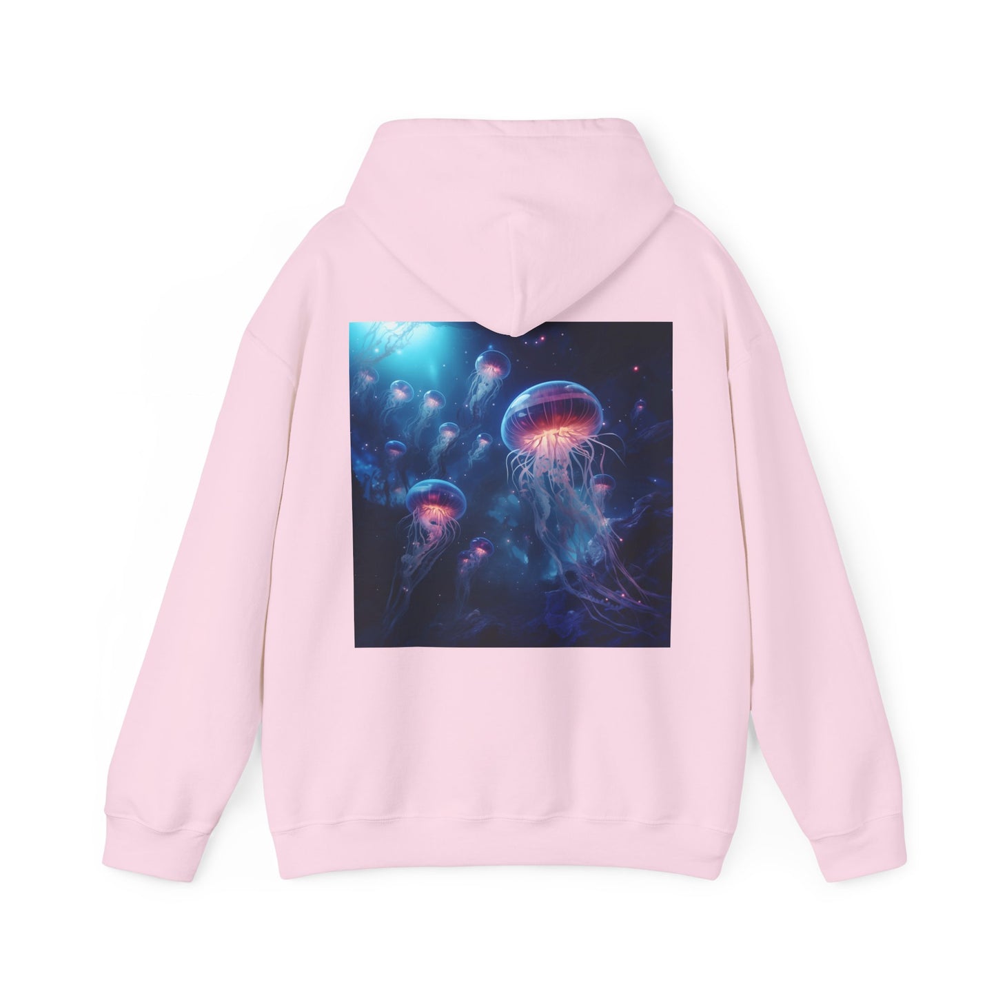 Jellyfish in Space Unisex Heavy Blend Hooded Sweatshirt