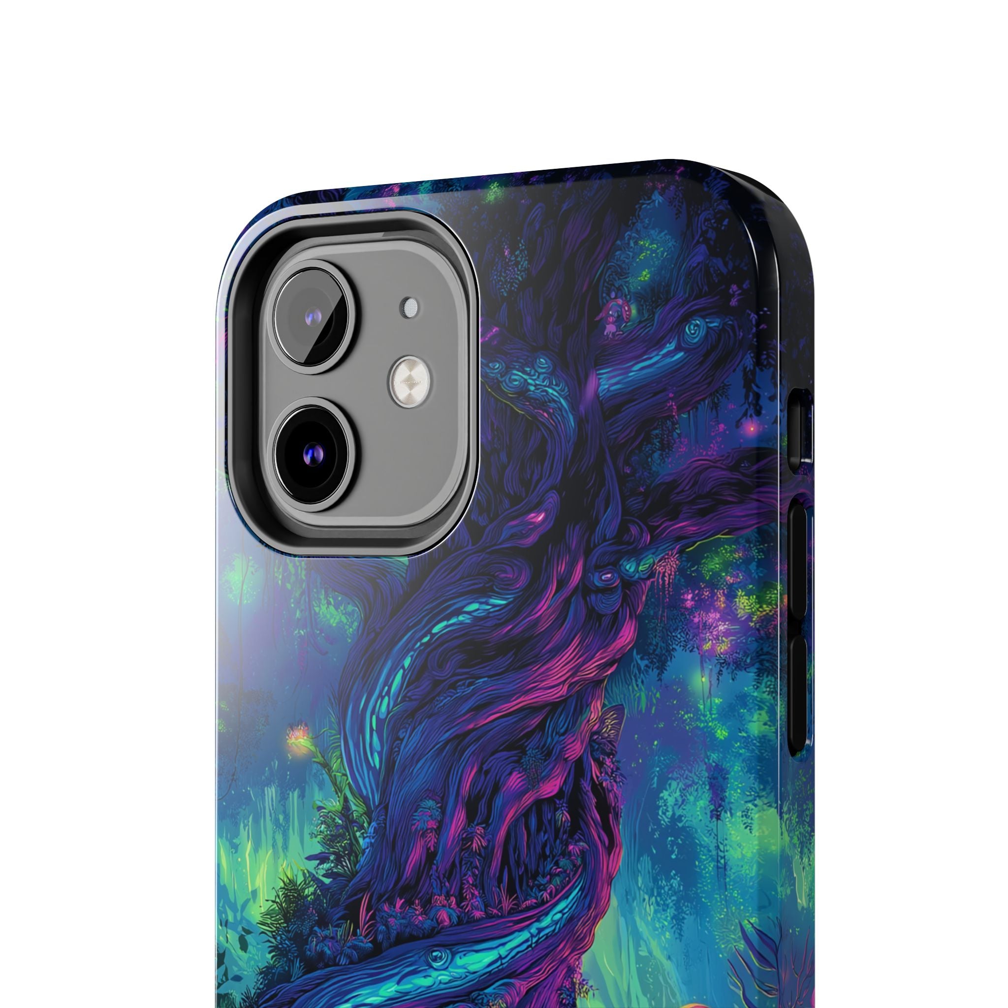 Psychedelic Tree Tough Phone Cases