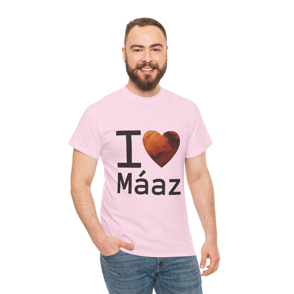 I Love Mars Unisex Heavy Cotton Tee