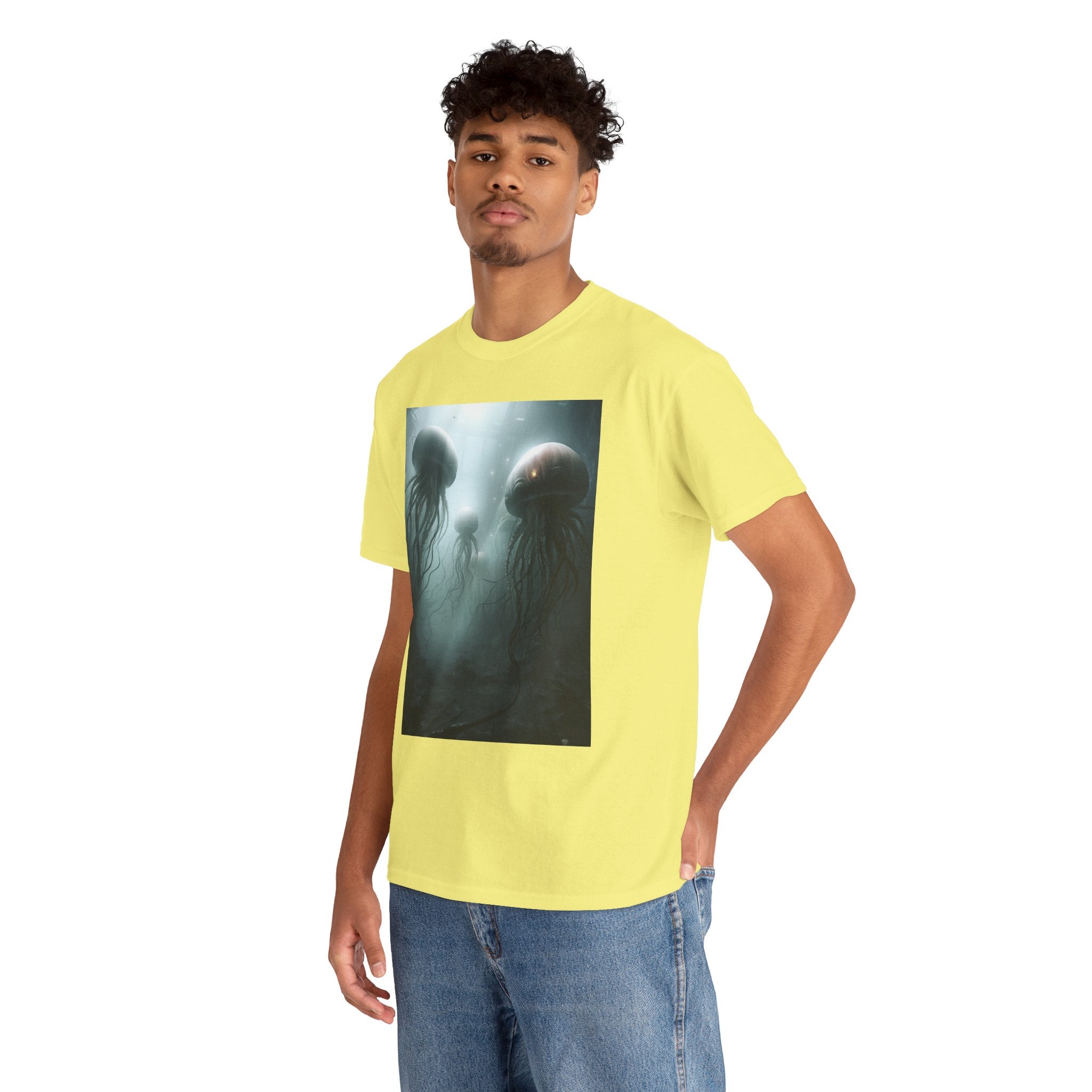 Alien Jellyfish Unisex Heavy Cotton Tee