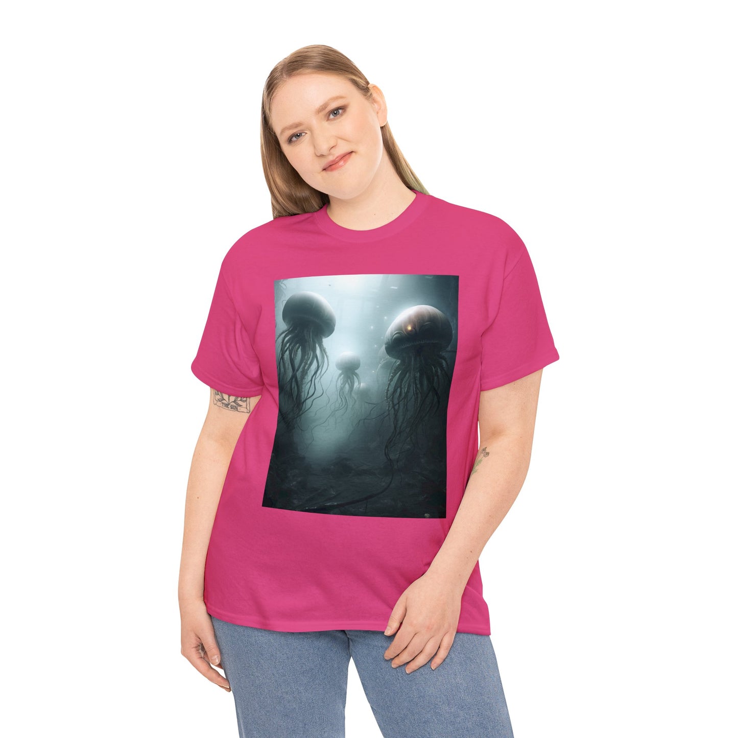 Alien Jellyfish Unisex Heavy Cotton Tee