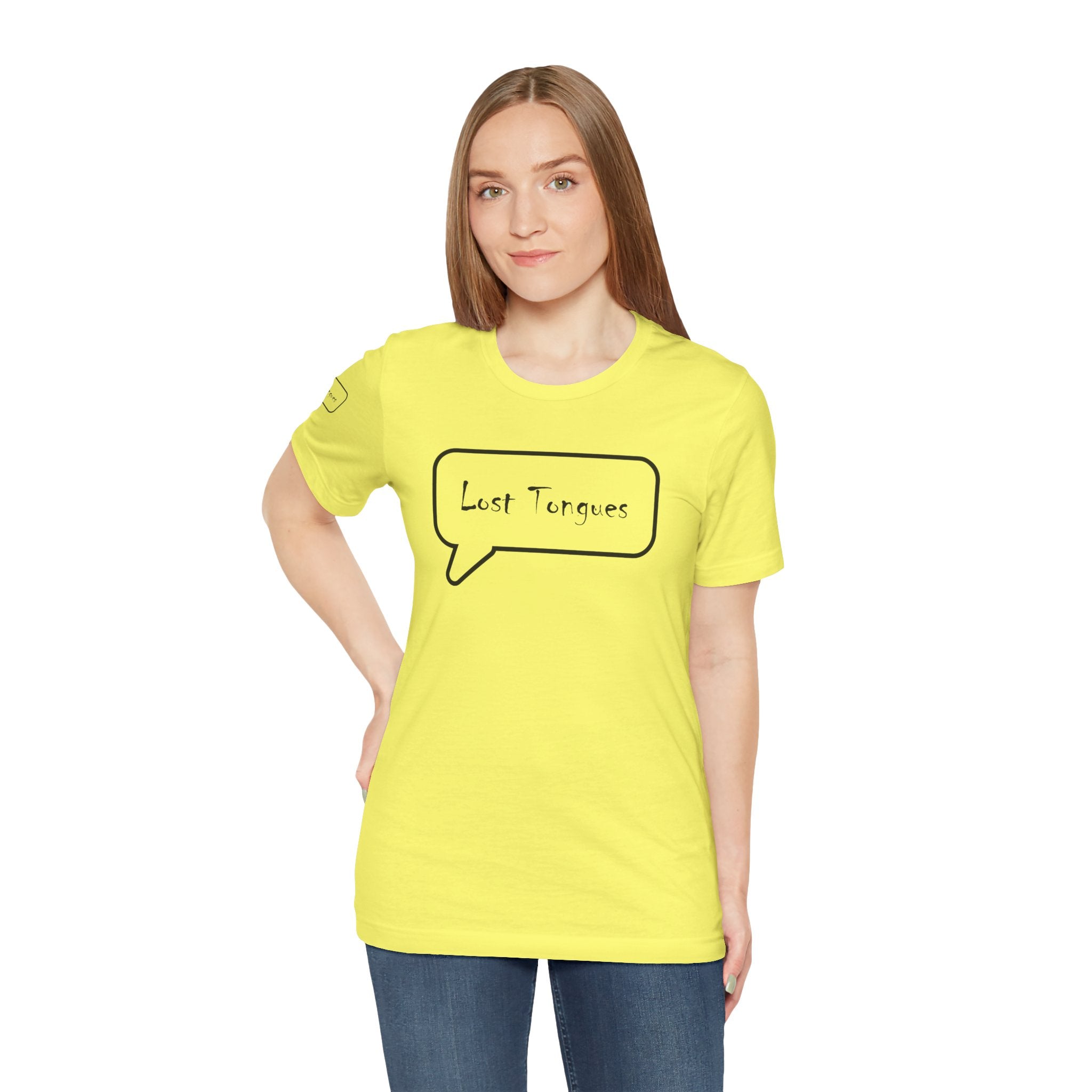 Lost Tongues Unisex Jersey Short Sleeve Tee
