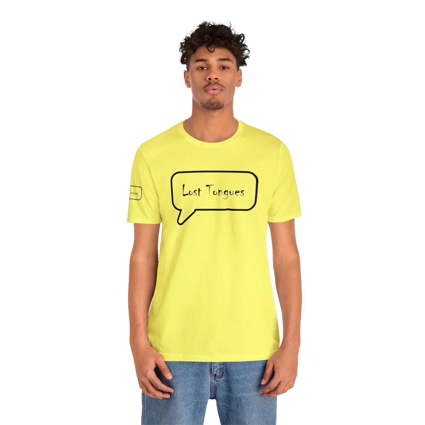 Lost Tongues Unisex Jersey Short Sleeve Tee